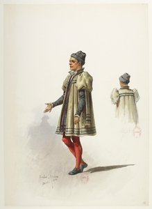 Btv1b84558104 12 - Saint-Saëns - Henry VIII - Kostümentwürfe - Lacoste - 12. Kostüm von Eugene Lacoste