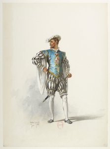 Btv1b84558104 16 - Saint-Saëns - Henry VIII - Kostümentwürfe - Lacoste - 16. Kostüm von Eugene Lacoste