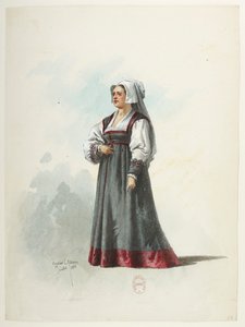 Henry VIII - Kostümentwürfe - Lacoste - 23. Kostüm von Eugene Lacoste