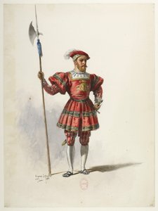 Henry VIII - Kostümentwürfe - Lacoste - 36. Kostüm von Eugene Lacoste