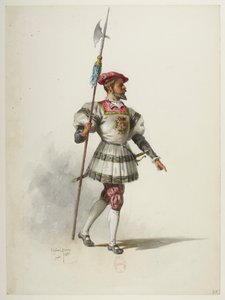 Henry VIII - Kostümentwürfe - Lacoste - 37. Kostüm von Eugene Lacoste