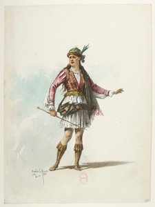 Henry VIII - Kostümentwürfe - Lacoste - 42. Kostüm von Eugene Lacoste