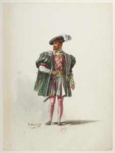 Henry VIII - Kostümentwürfe - Lacoste - 54. Kostüm von Eugene Lacoste