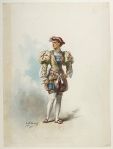 Henry VIII - Kostümentwürfe - Lacoste - 57. Kostüm von Eugene Lacoste