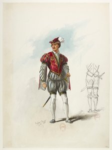 Henry VIII - Kostümentwürfe - Lacoste - 64. Kostüm von Eugene Lacoste