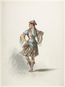 Henry VIII - Kostümentwürfe - Lacoste - 65. Kostüm von Eugene Lacoste