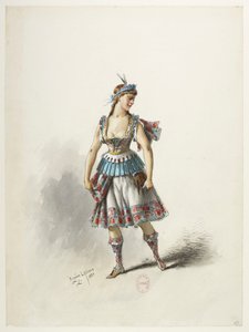 Henry VIII - Kostümentwürfe - Lacoste - 69. Kostüm von Eugene Lacoste