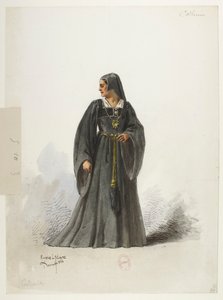 Henry VIII - Kostümentwürfe - Lacoste - 70. Legenden ohne Kragen von Eugene Lacoste