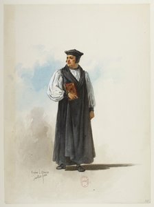 Saint-Saëns - Henry VIII - Kostümentwürfe - Lacoste - 35. Kostüm von Eugene Lacoste