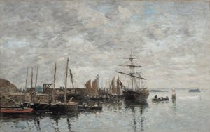Portrieux, der Hafen von Eugene Louis Boudin