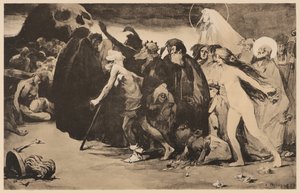 Der Pfad des Todes, ca. 1898 von Eugène Trigoulet