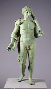 Jugendlicher Herkules (vergoldete Bronze) von European European