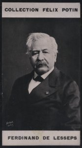 Ferdinand-Marie de Lesseps (1805-1894) von European Photographer