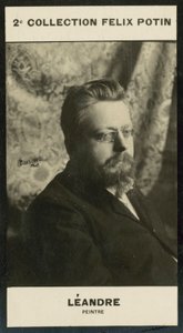 Leandre, Maler (s/w Foto) von European Photographer