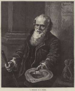 Ein Bettler (Stich) von European School