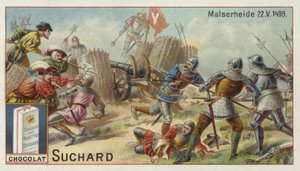 Schlacht bei Calven (Schlacht auf der Malserheide), Schweiz, 22. Mai 1499
