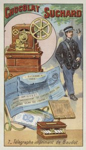 Baudots Drucktelegraph von European School