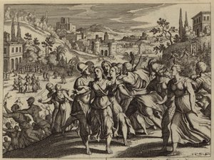 Benjaminiter entführen die Frauen von Shiloh, um ihre Frauen zu werden