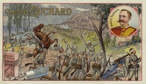 Britischer General Sir William Penn Symons tödlich verwundet in der Schlacht von Glencoe, Burenkrieg, 20. Oktober 1899