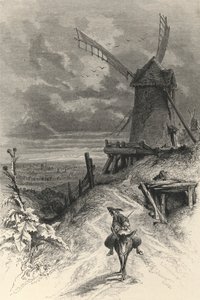 Butte Montmartre im 17. Jahrhundert (Gravur)