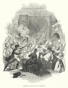 Gefangennahme von Ludwig XVI in Varennes von European School