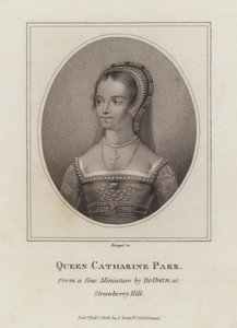 Catherine Parr, sechste Frau von König Heinrich VIII. (Gravur) von European School