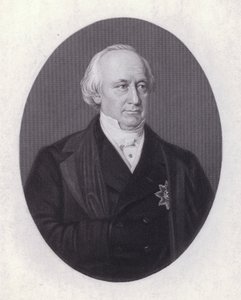 Christian Karl Josias von Bunsen, deutscher Diplomat und Gelehrter (Stich) von European School