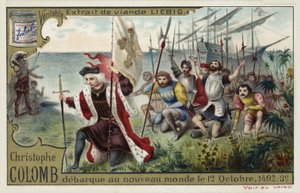Christoph Kolumbus landet in der Neuen Welt, 12. Oktober 1492