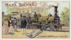 Crampton Hochgeschwindigkeitslokomotive, 1852 von European School