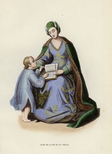 Dame aus dem späten 15. Jahrhundert