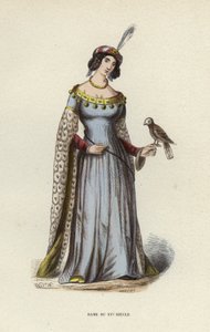 Dame des XV. Jahrhunderts von European School