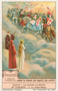 Dante, Die Göttliche Komödie, Liebig-Karte, frühes 20. Jahrhundert