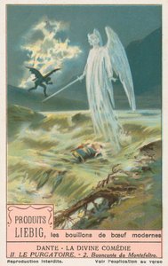 Dante, Die Göttliche Komödie, Liebig-Karte, frühes 20. Jahrhundert