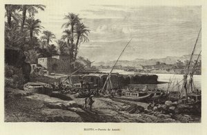 Ägypten - Hafen von Assuan von European School
