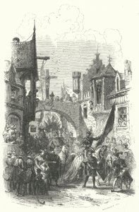 Einzug einer Rhetorikkammer, einer Theatergesellschaft, in Antwerpen von European School