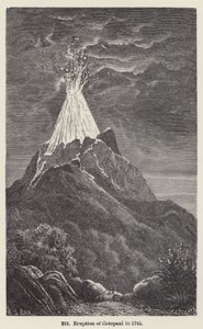 Ausbruch des Cotopaxi im Jahr 1741 von European School
