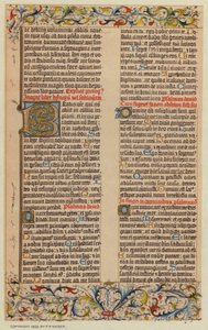 Faksimile aus der Gutenberg-Bibel von European School