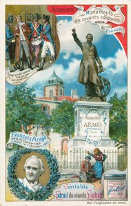 François Arago, Liebig-Karte, frühes 20. Jahrhundert von European School