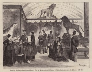 Pelzwarenabteilung auf der Berliner Gewerbeausstellung von European School