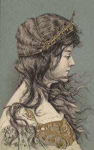Mädchen mit Tiara