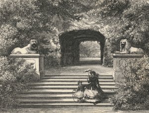 Grotte von Thetis in Sanssouci (Stich) von European School