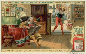 Hans Sachs in seiner Werkstatt