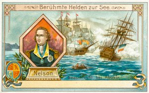 Horatio Nelson, britischer Admiral, und die Schlacht am Nil
