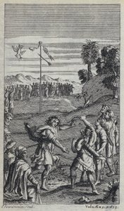 Illustration für John Drydens Übersetzung von Virgils Aeneis (Stich) von European School