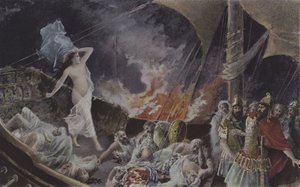 Irene (Farblithografie) von European School