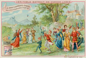Italienischer Tanz des Mittelalters von European School