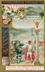 Italienische Provinzen, Liebig-Karte, frühes 20. Jahrhundert von European School