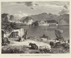 Italien - Lago Maggiore, mit der Isola Bella und Isola dei Pescatori