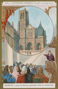 Jacques-Bénigne Bossuet, Bischof von Meaux, predigt in der Kathedrale von European School