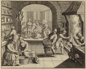 Jesus Christus im Haus von Martha und Maria von European School